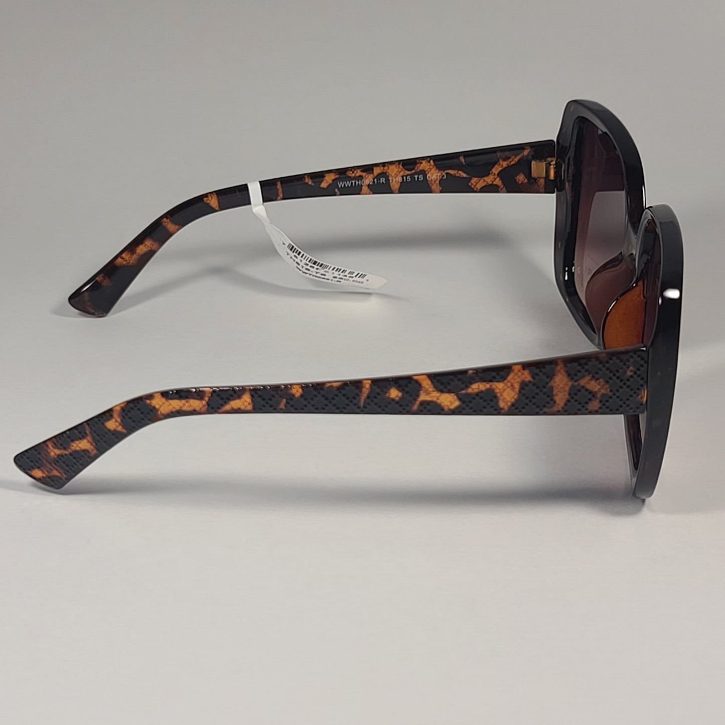 Tahari Butterfly Oversize Sunglasses Brown Tortoise Frame Gradient Lens TH815 TS - Sunglasses