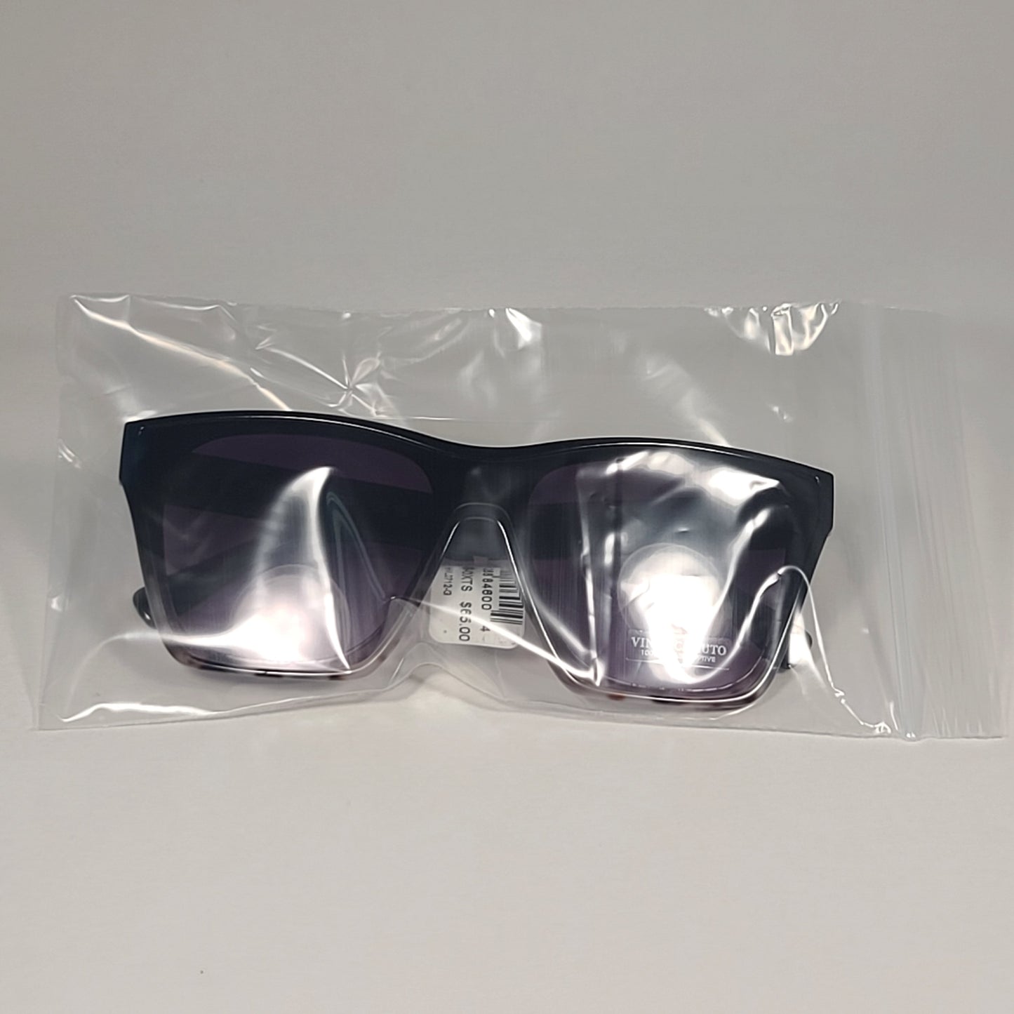 Vince Camuto Shield Sunglasses Black / Tortoise Frame Smoke Gradient VC1089 OXTS - Sunglasses