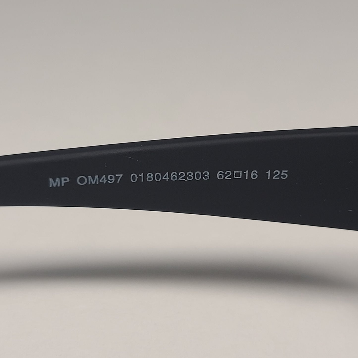 Tommy Hilfiger Bob MP OM497 Rectangular Sunglasses Sport Matte Black Gray Lens - Sunglasses