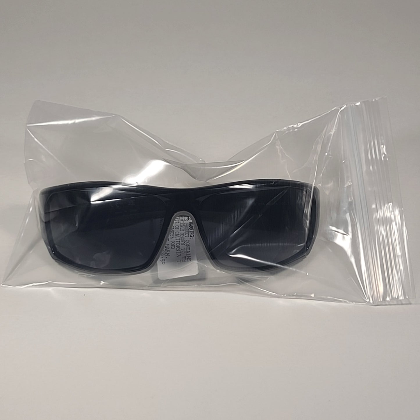 Timberland Wrap Sunglasses Shiny Black Gray Rubber Trim Gray Lens TB7178 01A - Sunglasses