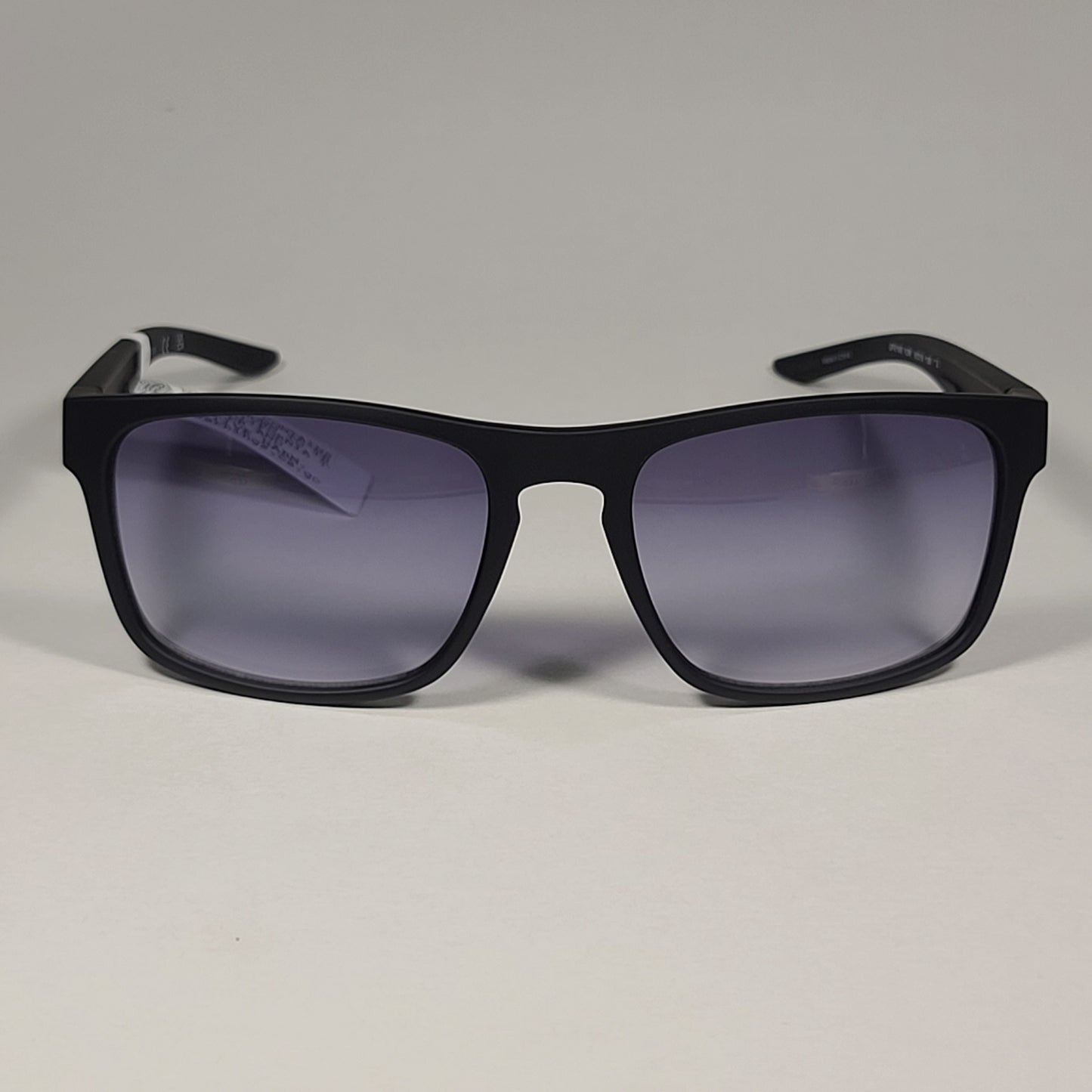 Guess Rectangular Sunglasses Matte Black Frame Blue Gray Gradient Lens GF0190 02W
