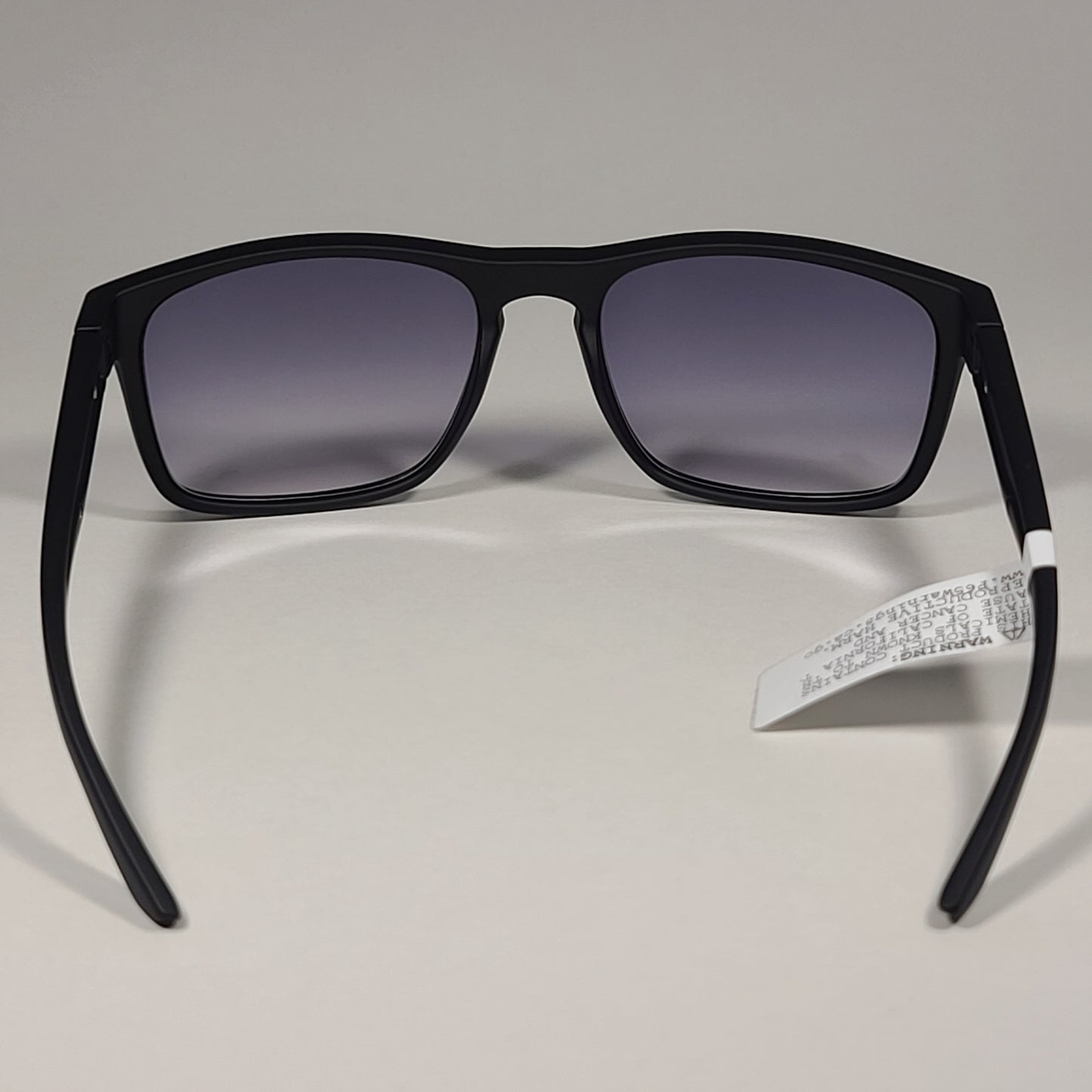 Guess Rectangular Sunglasses Matte Black Frame Blue Gray Gradient Lens GF0190 02W