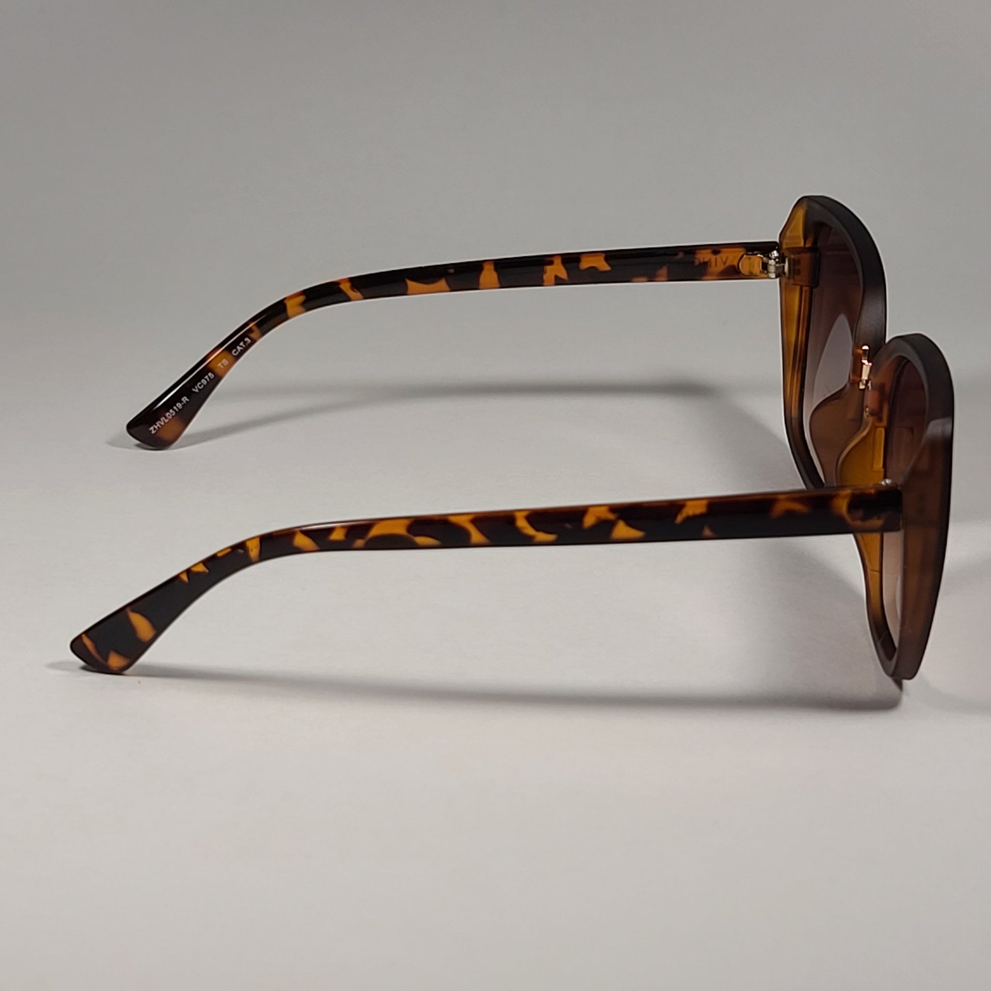 Vince Camuto Oversize Sunglasses Brown Tortoise Frame Brown Gradient VC975 TS - Sunglasses