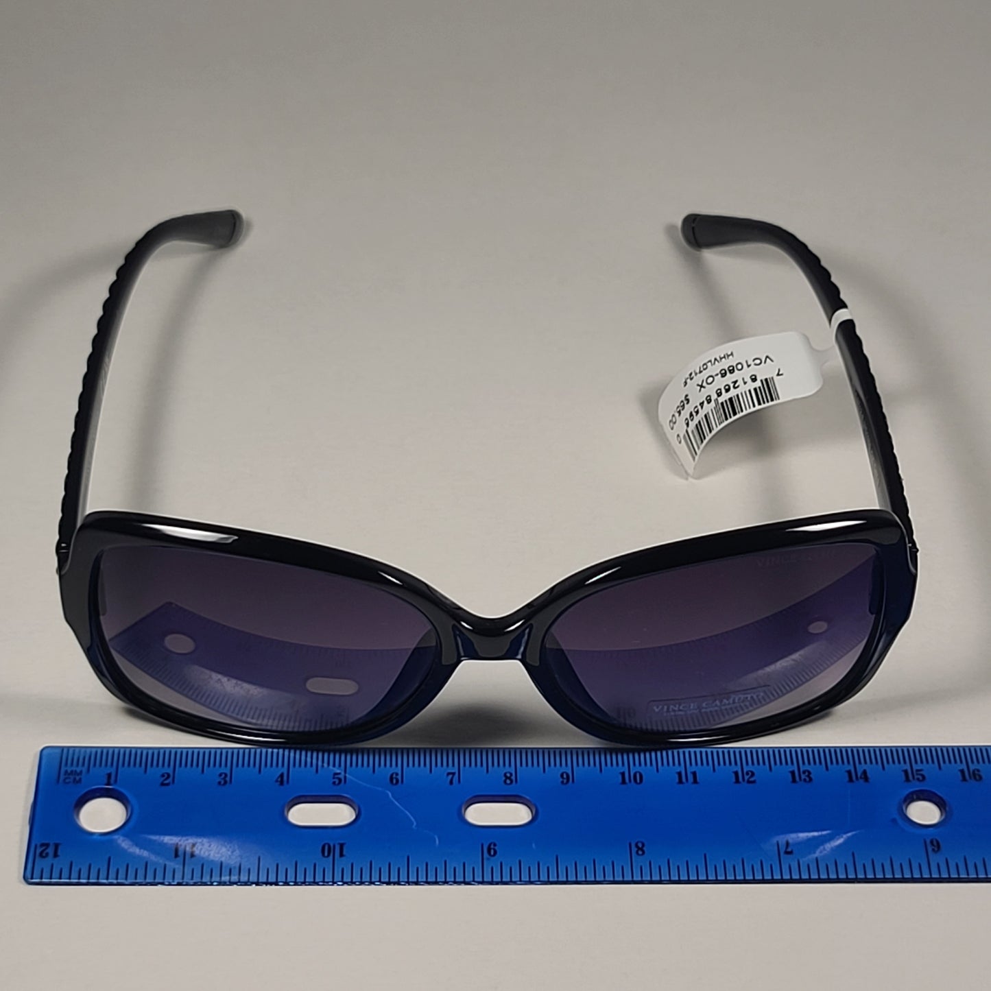 Vince Camuto VC1086 OX Butterfly Sunglasses Black Frame Smoke Gradient Lens - Sunglasses
