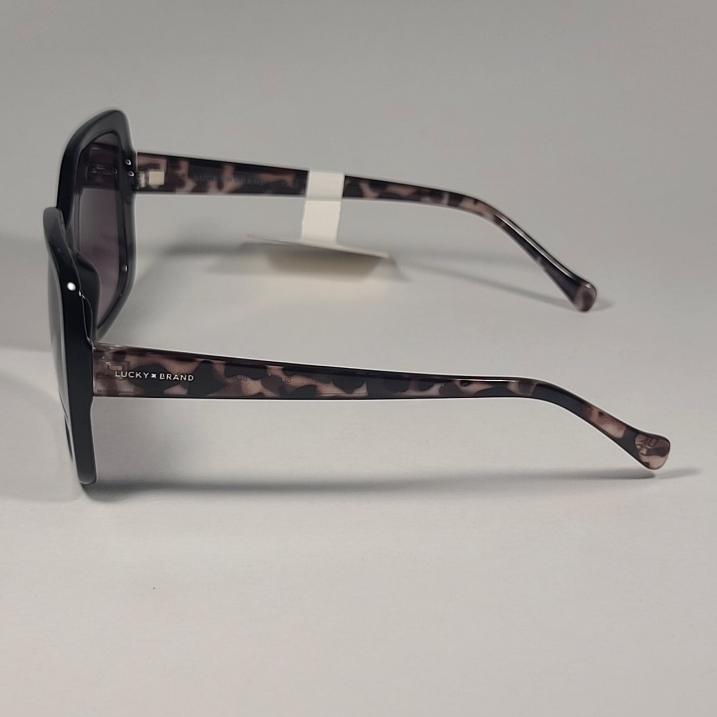 Lucky Brand SLBD122 Oversize Square Sunglasses Black Tortoise Frame / Smoke Gradient Lens - Sunglasses