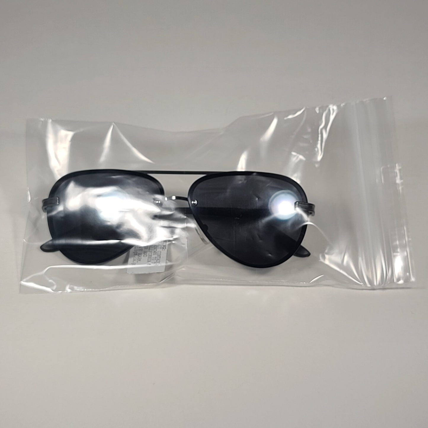 Guess Rimless Aviator Sunglasses Gunmetal Frame Gray Tinted Lens GF0194 08C - Sunglasses