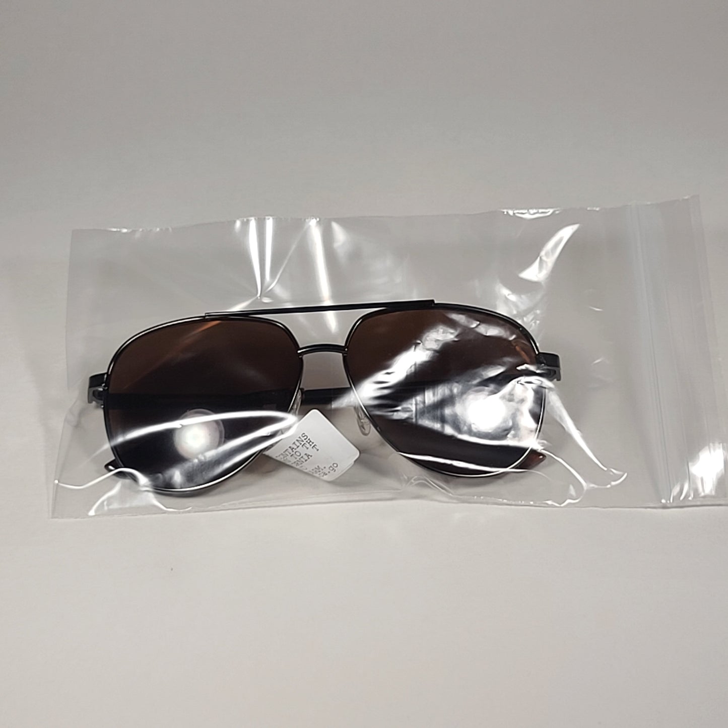 Guess GF0231 08E Aviator Pilot Sunglasses Brown Metal Frame And Brown Tinted Lens - Sunglasses