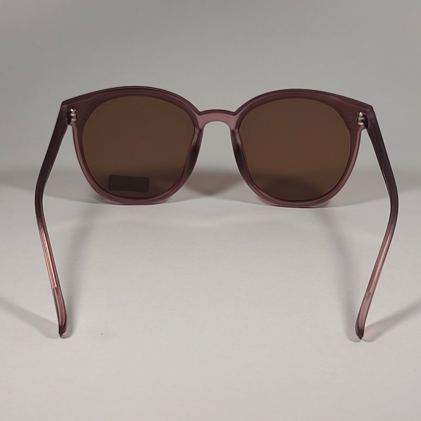 Tommy Hilfiger ’Ariana’ WP OL566 Round Cat Eye Sunglasses Pink Frame Brown Lens - Sunglasses