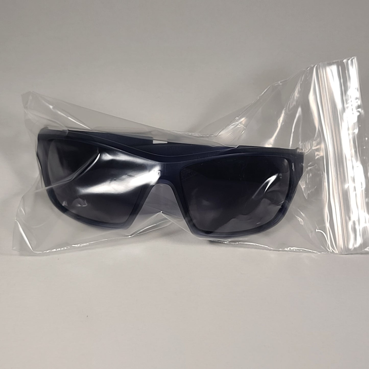Timberland Sport Wrap Sunglasses Matte Blue Crystal With Gray Lens TB7266 92A - Sunglasses