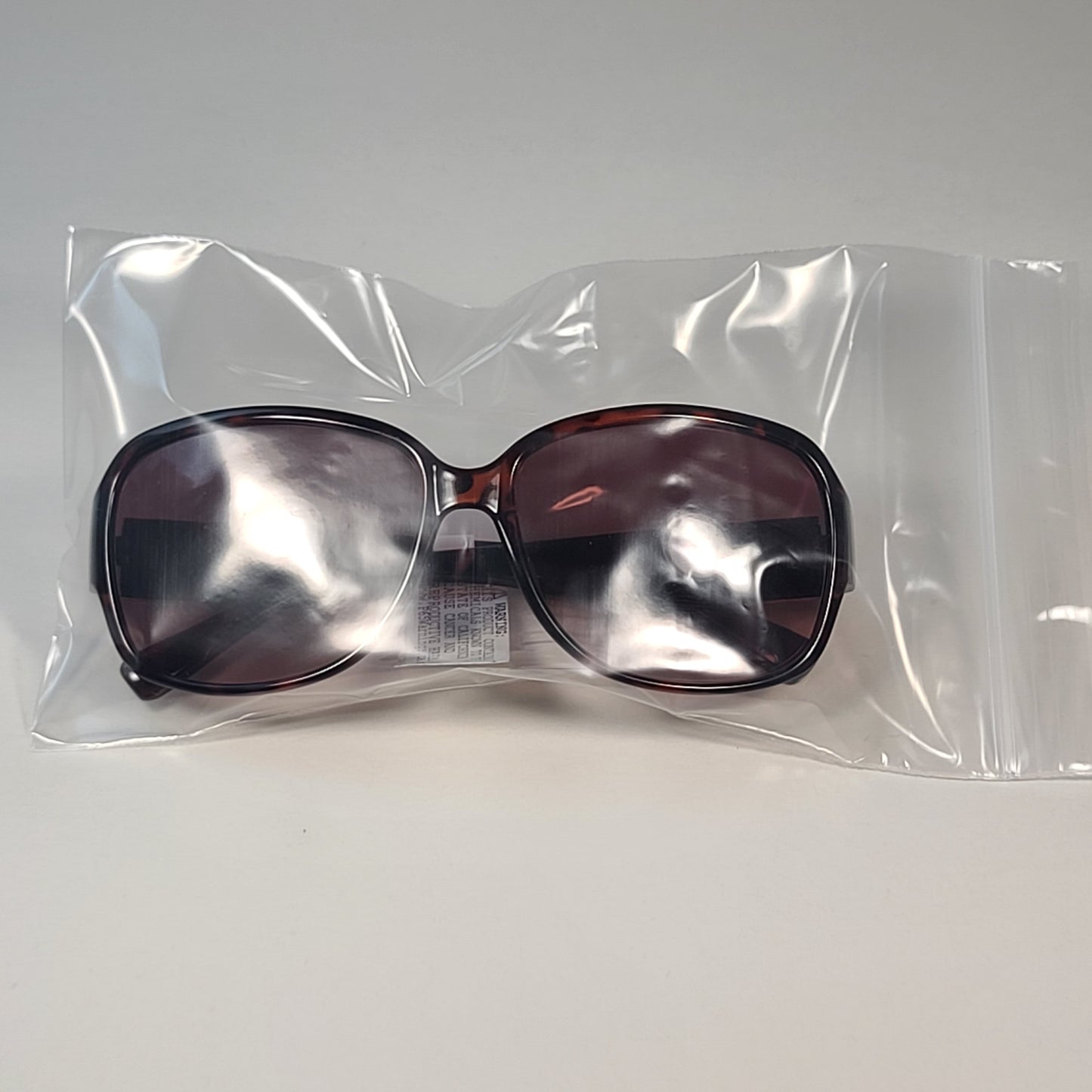 Guess GF0411 52F Oval Sunglasses Brown Tortoise Gold Rhinestone Gradient Lens - Sunglasses