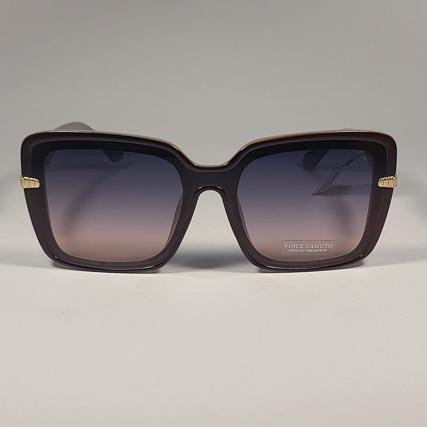 Vince Camuto VC1012 BNND Butterfly Sunglasses Brown Nude Frame Gradient Lens - Sunglasses