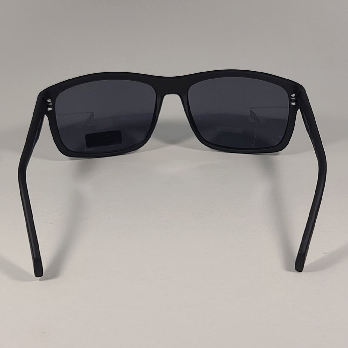 Tommy Hilfiger MP OM639 Rectangular Sunglasses Matte Black Frame & Gray Lens - Sunglasses