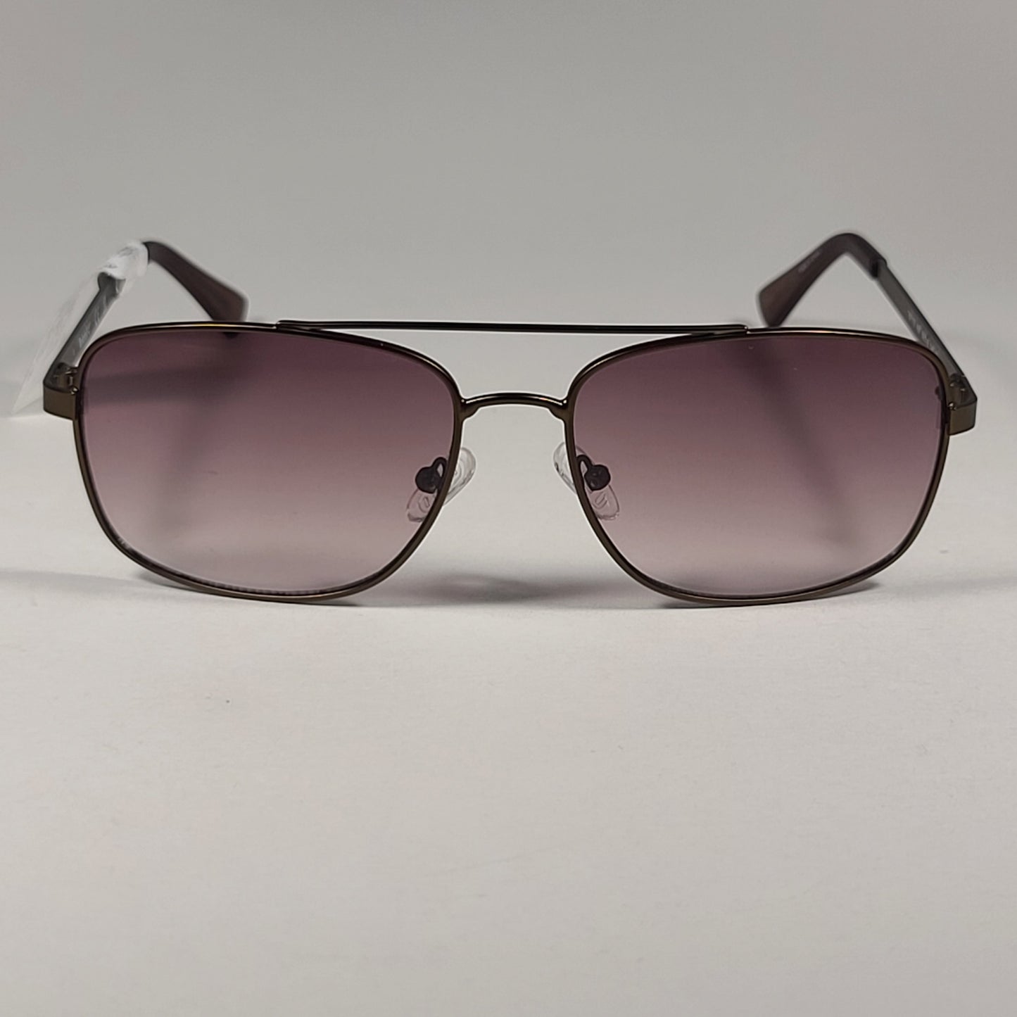 Timberland Rectangle Sunglasses Light Brown Metal Frame Lens TB7175 46F