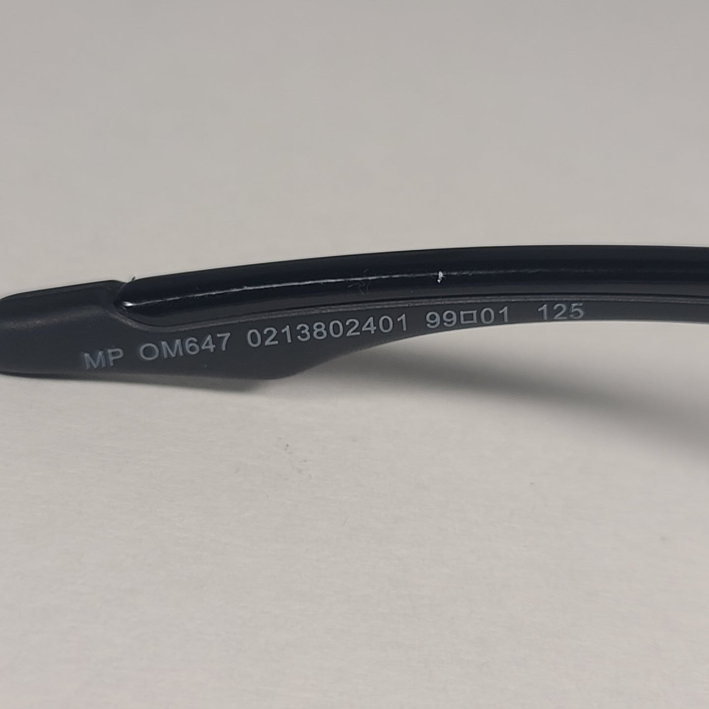 Tommy Hilfiger MP OM647 Shield Sport Sunglasses Shiny Black Silver Mirror 99mm - Sunglasses