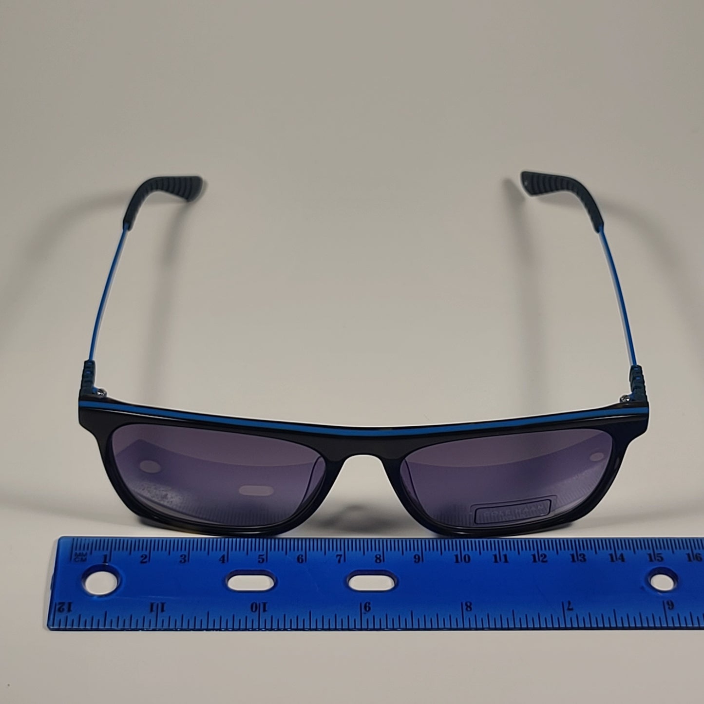 Cole Haan Grand.ØS CH6074 316 Men’s Rectangle Sunglasses Teal Tortoise Smoke Gradient Lens - Sunglasses