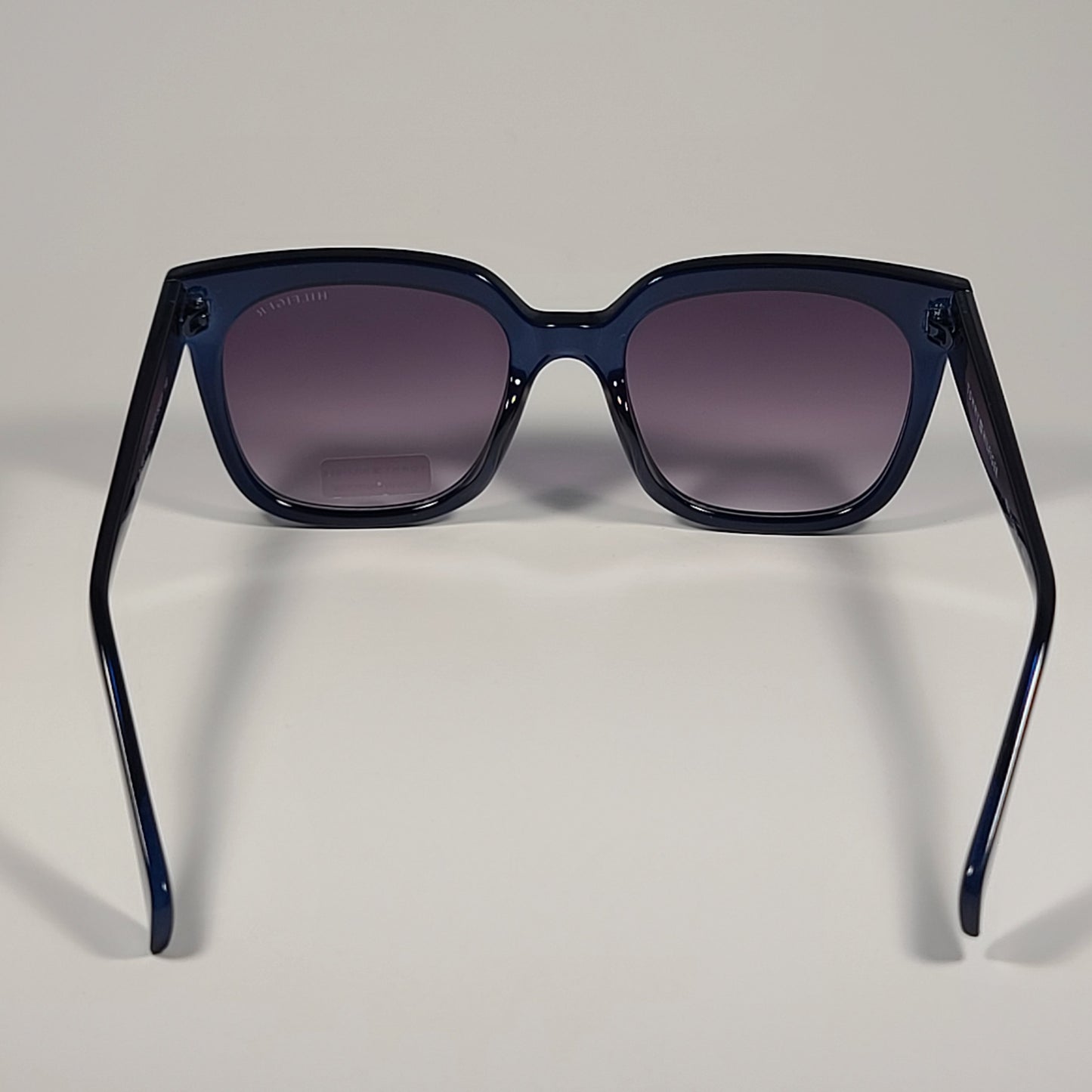 Tommy Hilfiger WP OL593 Cat Eye Sunglasses Blue Frame Smoke Gradient Lens 52mm - Sunglasses