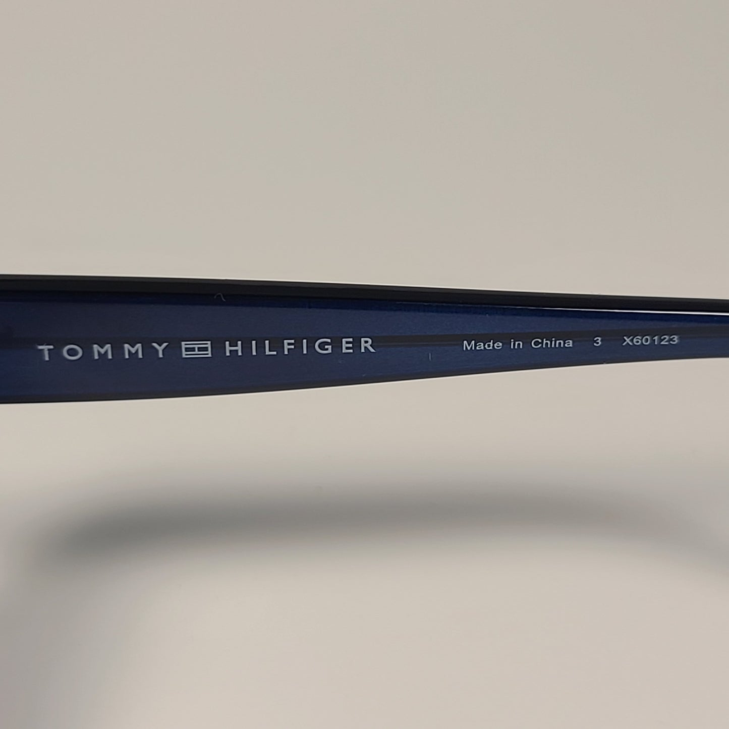 Tommy Hilfiger WP OL593 Cat Eye Sunglasses Blue Frame Smoke Gradient Lens 52mm - Sunglasses