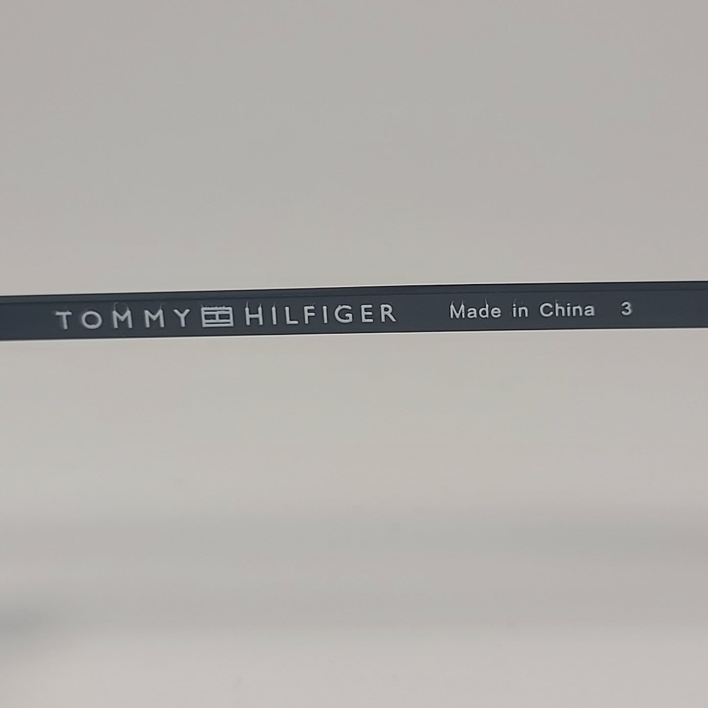 Tommy Hilfiger ’Sully’ MM OM594 Aviator Sunglasses Shiny Black Metal Gray Lens - Sunglasses