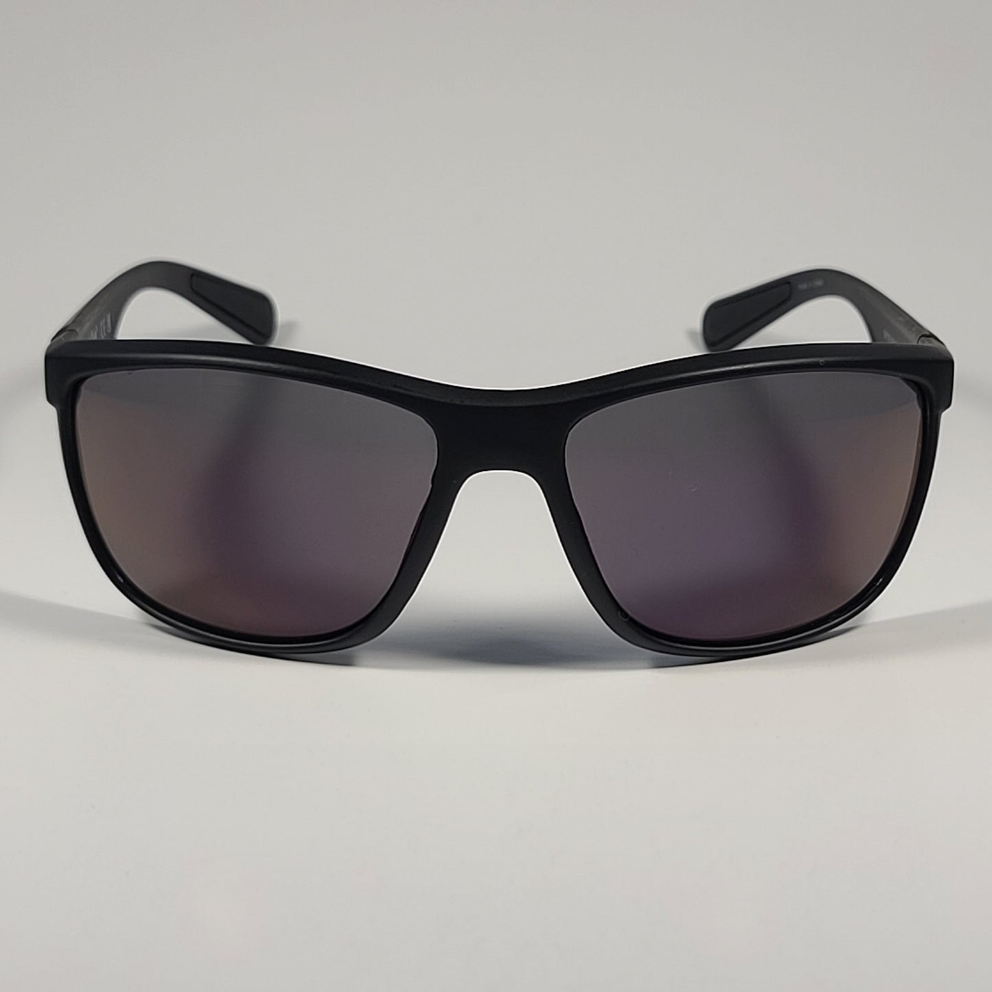 Timberland Rectangle Sunglasses Matte Black Ultraviolet Semi Flash Lens TB7179 02X - Sunglasses