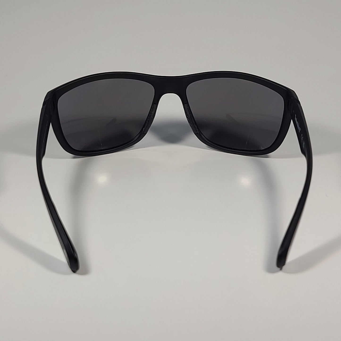 Timberland Rectangle Sunglasses Matte Black Ultraviolet Semi Flash Lens TB7179 02X - Sunglasses
