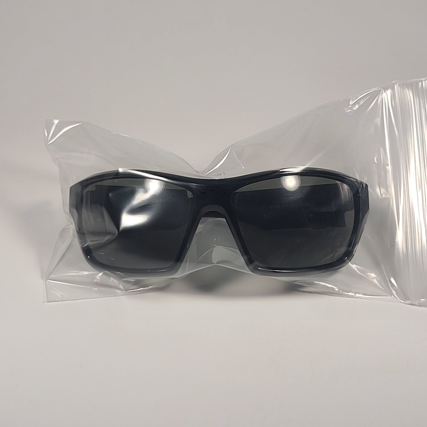 Timberland Sport Wrap Sunglasses Shiny Black With Green Lens TB7266 01N 64mm - Sunglasses