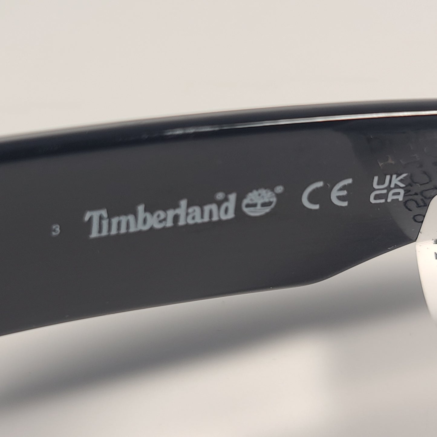 Timberland Sport Wrap Sunglasses Shiny Black With Green Lens TB7266 01N 64mm - Sunglasses