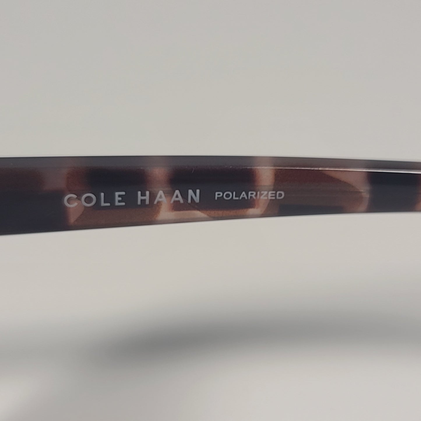 Cole Haan CH9021 215 Polarized Square Sunglasses Brown Tortoise Brown Lens 55mm - Sunglasses