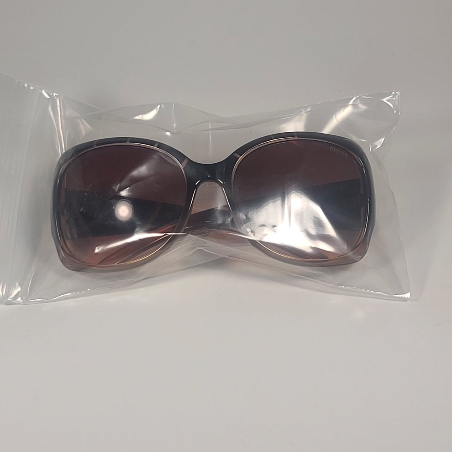 Guess GUF200 TOAM-34A Oversized Butterfly Sunglasses Brown Tortoise And Gradient - Sunglasses