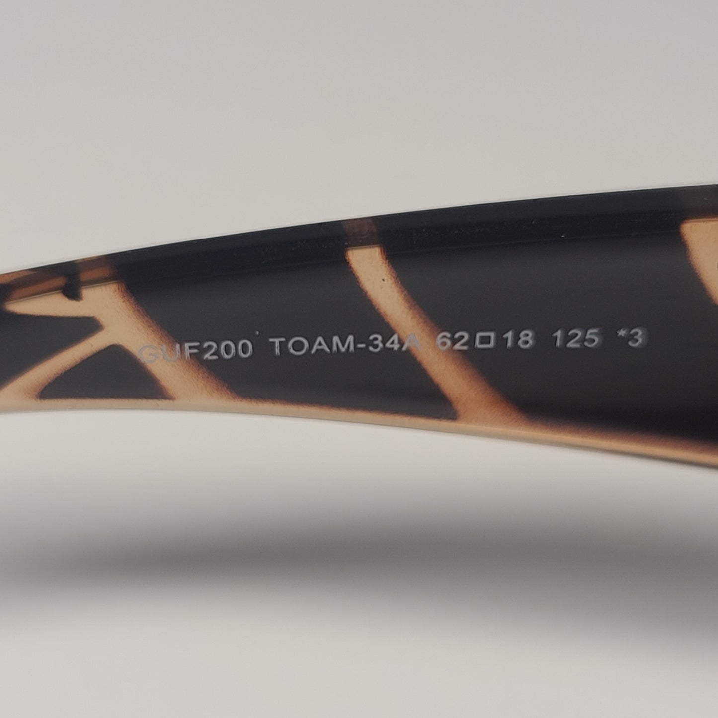 Guess GUF200 TOAM-34A Oversized Butterfly Sunglasses Brown Tortoise And Gradient - Sunglasses