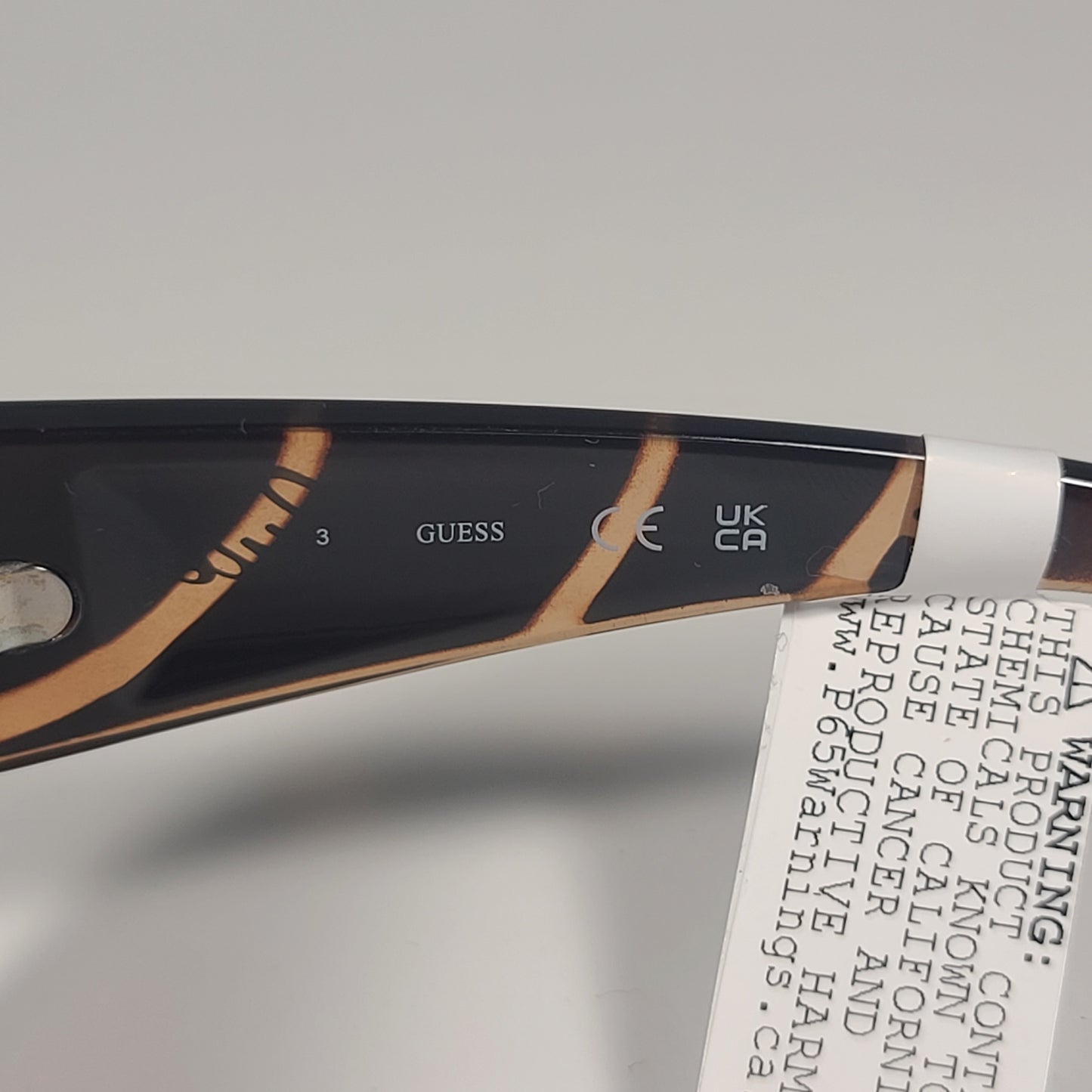 Guess GUF200 TOAM-34A Oversized Butterfly Sunglasses Brown Tortoise And Gradient - Sunglasses