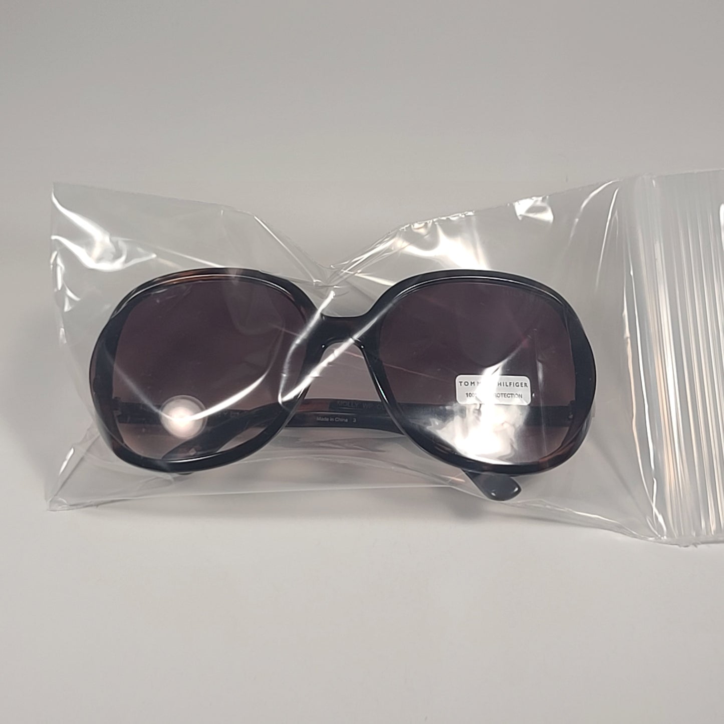 Tommy Hilfiger ’MOLLY’ WP OL279 Vented Oversize Sunglasses Tortoise Brown Lens - Sunglasses