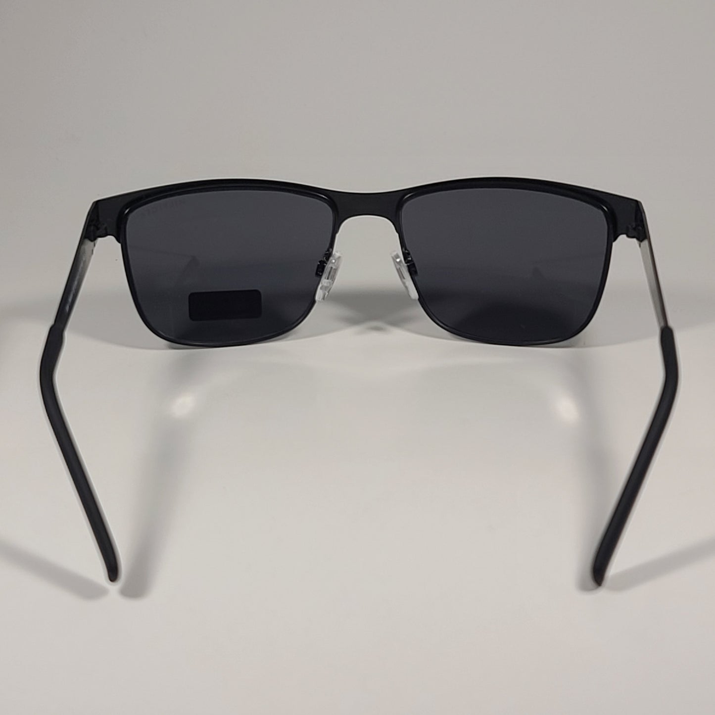 Tommy Hilfiger MM OM650 Square Club Sunglasses Black Horn Rim Frame Gray Lens - Sunglasses