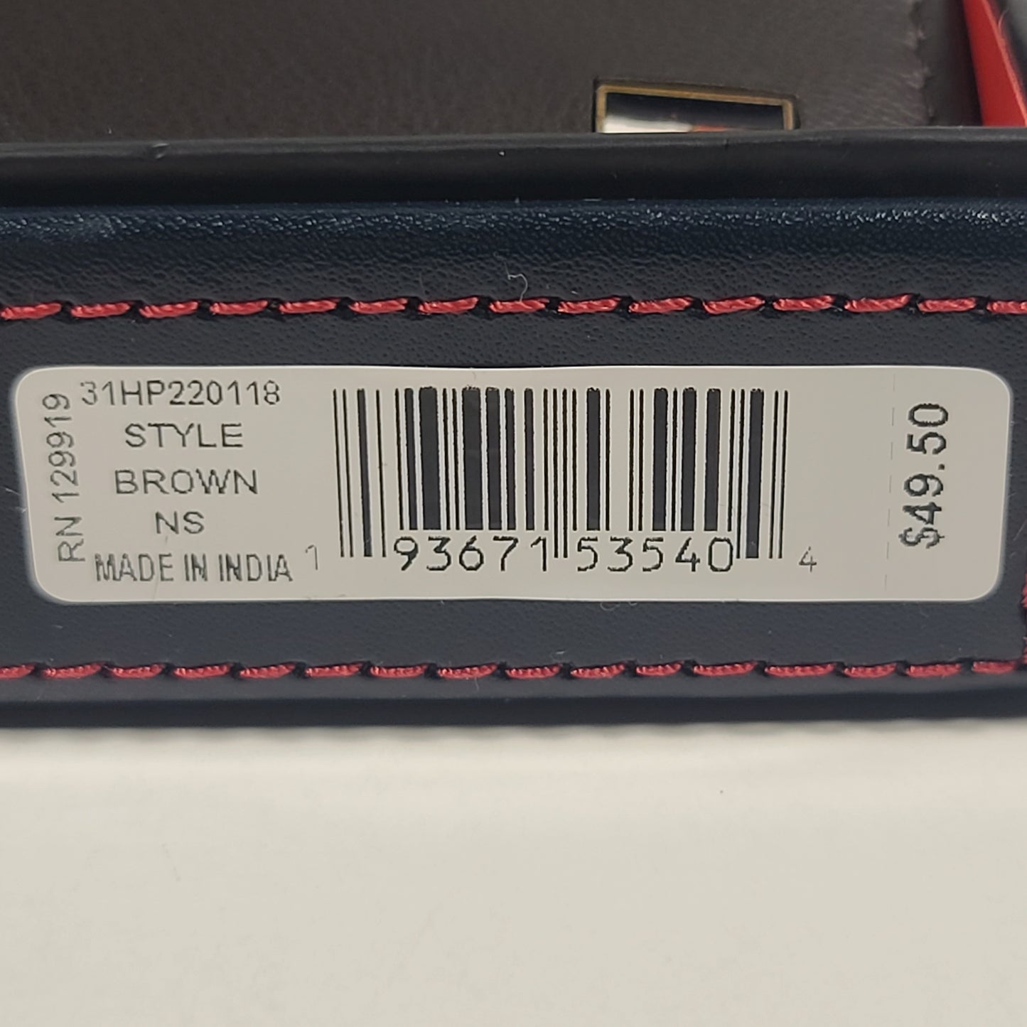 Tommy Hilfiger Men’s Bifold Dark Brown Leather Wallet & Valet 31HP220118 - Wallets