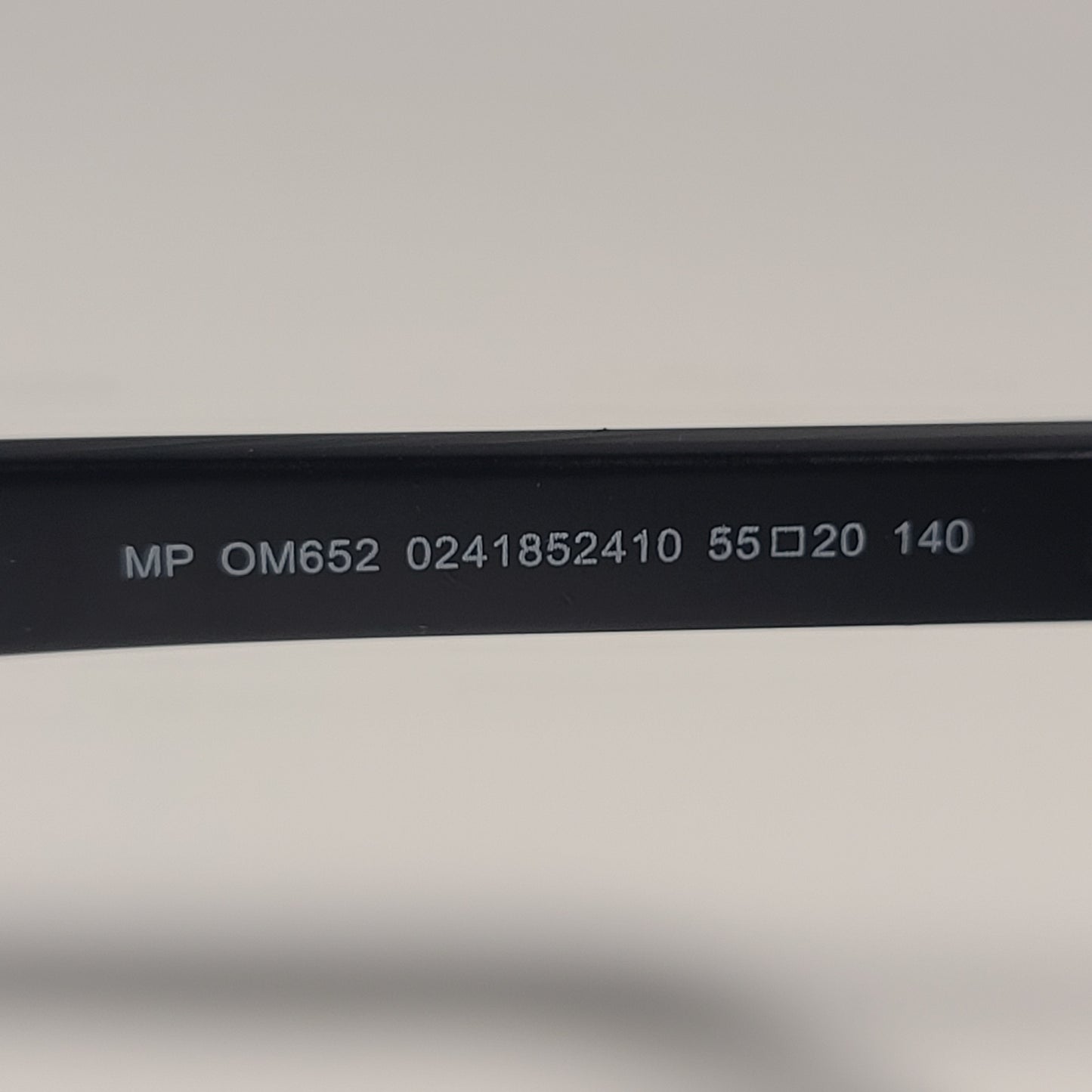 Tommy Hilfiger San Diego MP OM637 Rectangular Sunglasses Matte Black Red Frame Gray Lens - Sunglasses