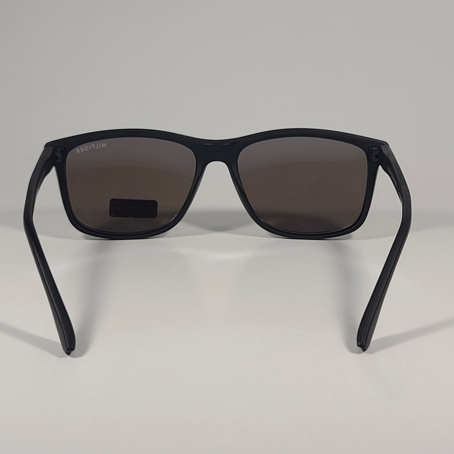Tommy Hilfiger MP OM663 Rectangular Sunglasses Matte Black Blue Violet Flash Lens - Sunglasses