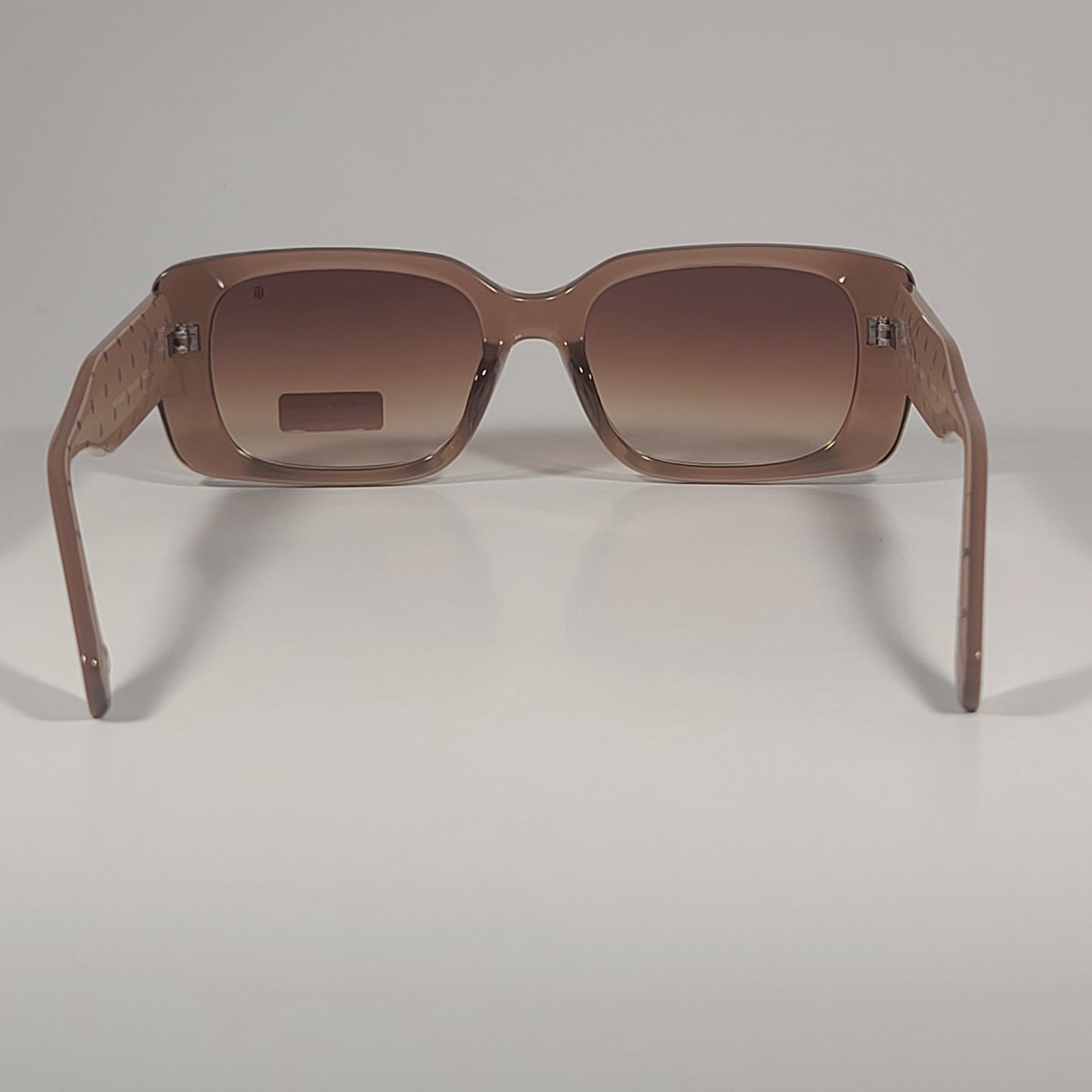 Tommy Hilfiger WP OL651 Rectangle Sunglasses Nude Beige Crystal Brown Gradient - Sunglasses