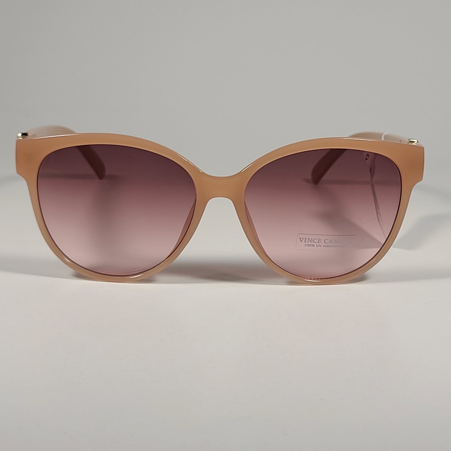 Vince Camuto VC1085 ND Cat Eye Sunglasses Nude Frame Brown Pink Gradient Lens - Sunglasses