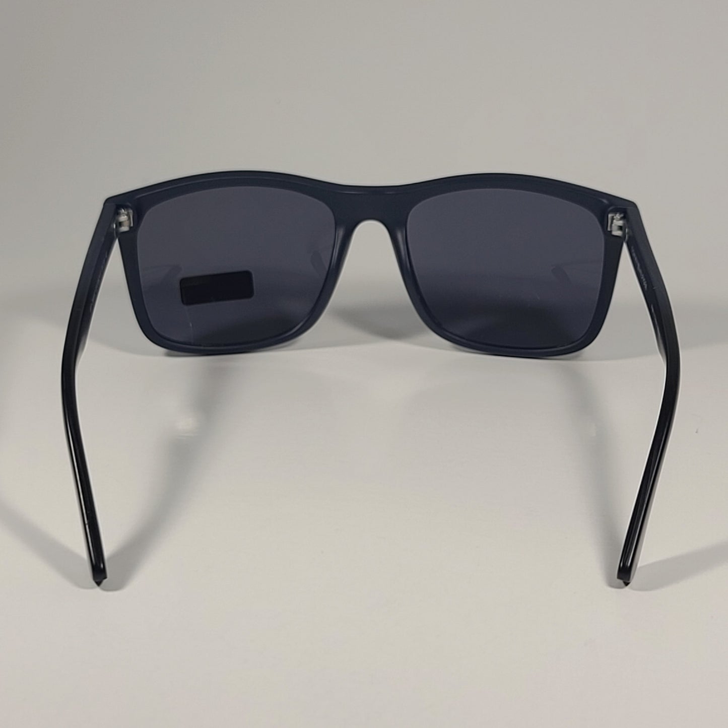 Tommy Hilfiger MP OM652 Rectangular Sunglasses Navy Blue Black Gray Lens 55mm - Sunglasses