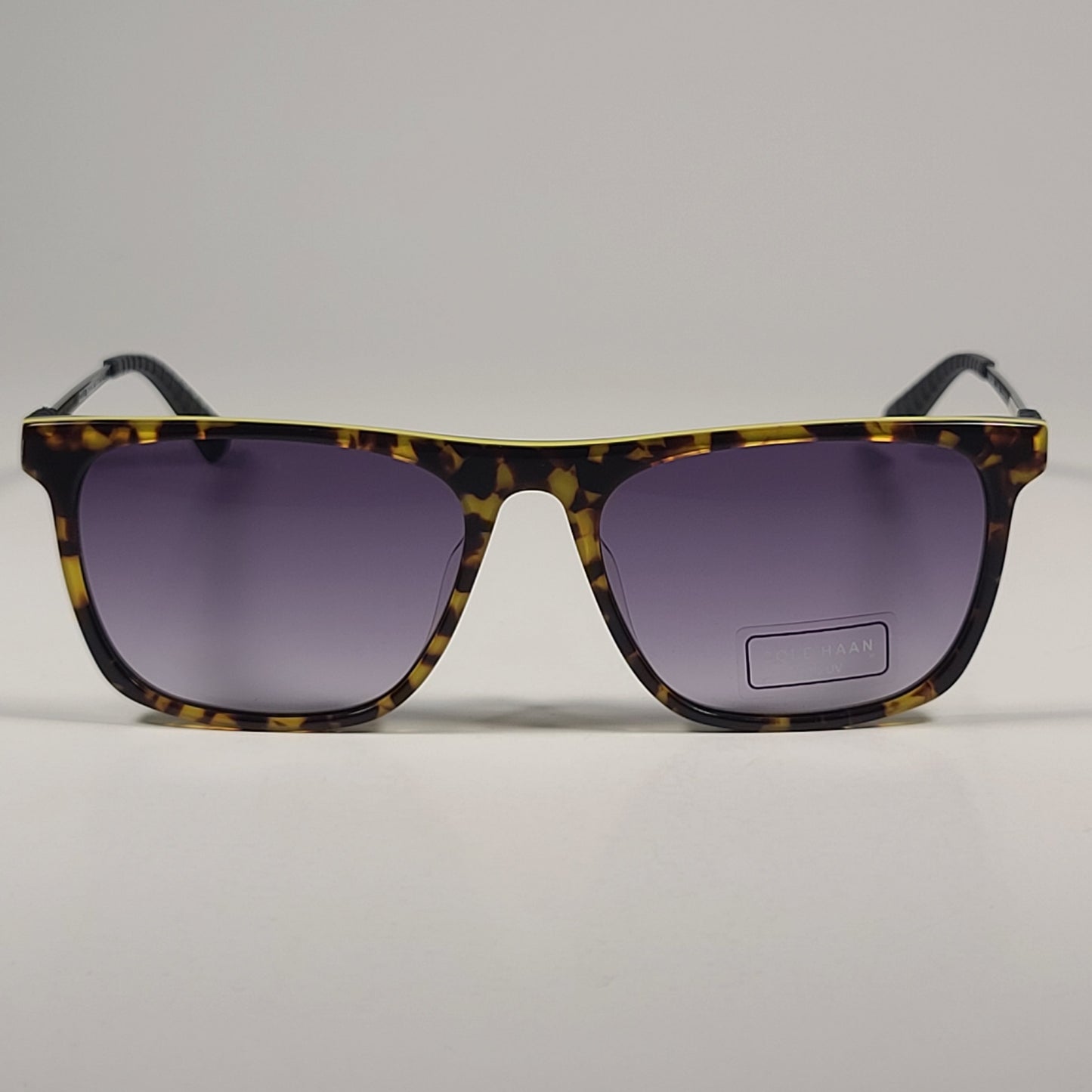 Cole Haan CH6074 281 Grand.ØS Rectangle Sunglasses Tokyo Tortoise Smoke Gradient Lens - Sunglasses
