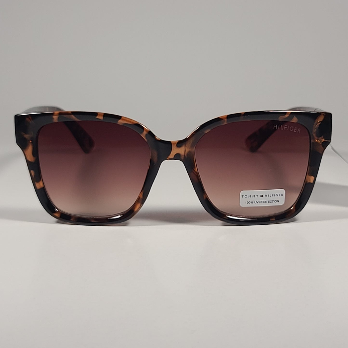 Tommy Hilfiger WP OL635 Squared Sunglasses Brown Tortoise / Brown Gradient Lens - Sunglasses
