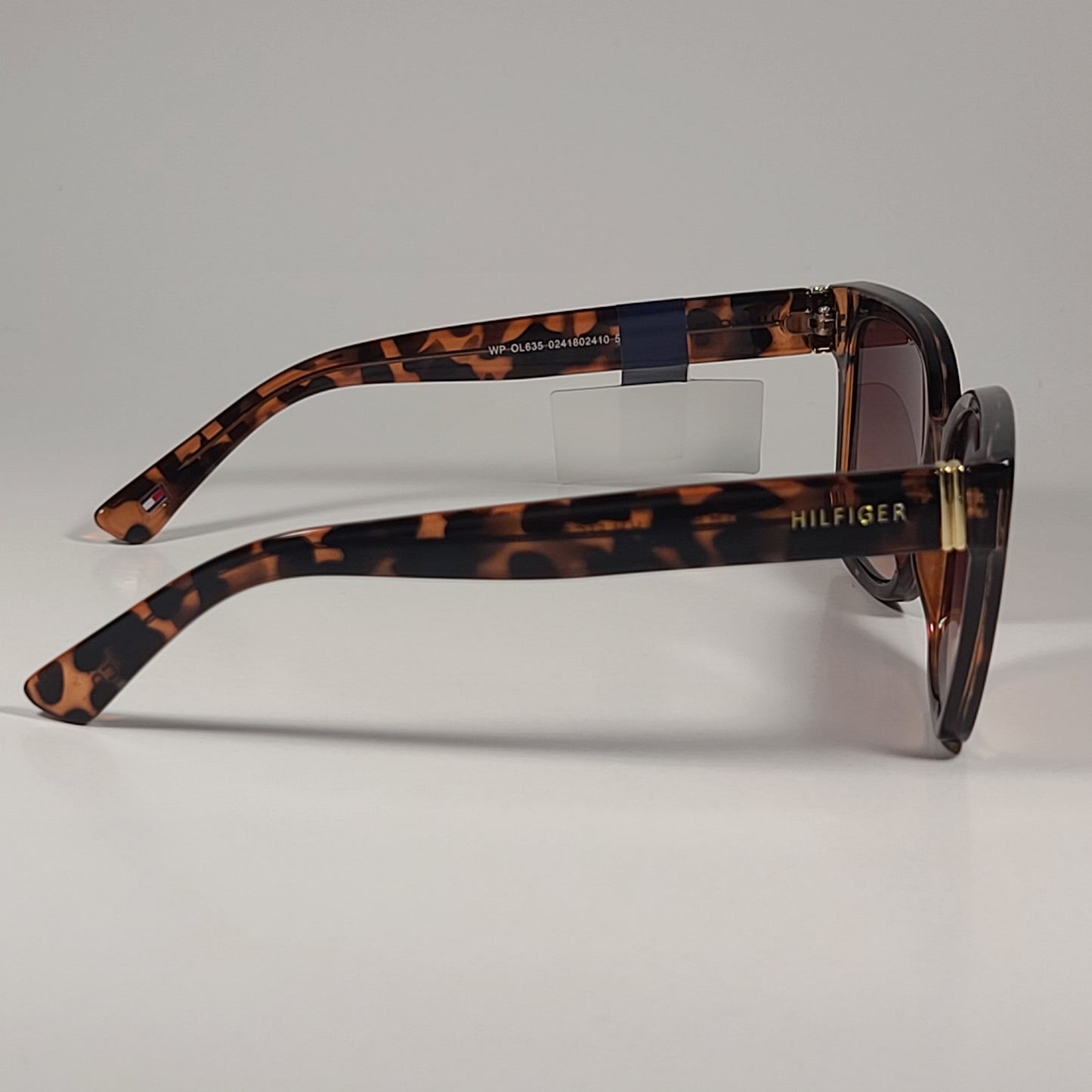 Tommy Hilfiger WP OL635 Squared Sunglasses Brown Tortoise / Brown Gradient Lens - Sunglasses