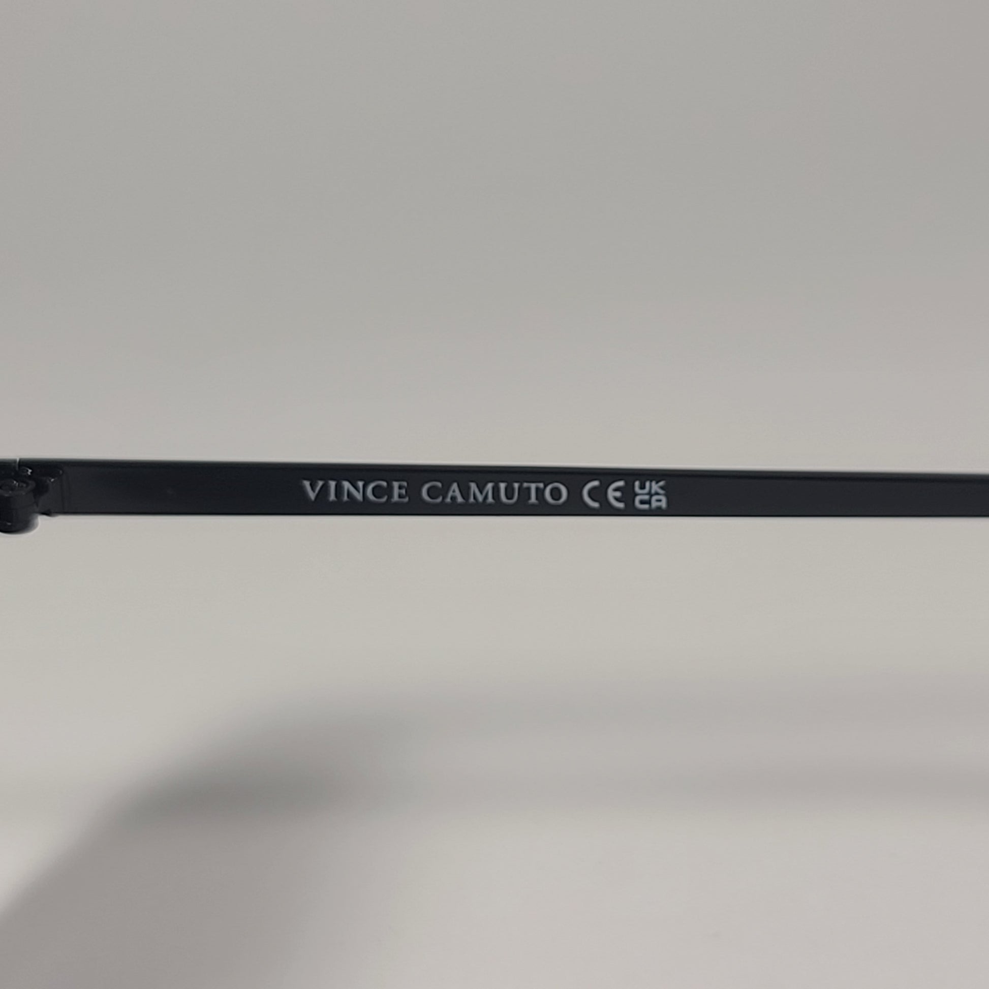 Vince Camuto VC991 BLK Rimless Aviator Sunglasses Black Frame Smoke Gradient Lens - Sunglasses