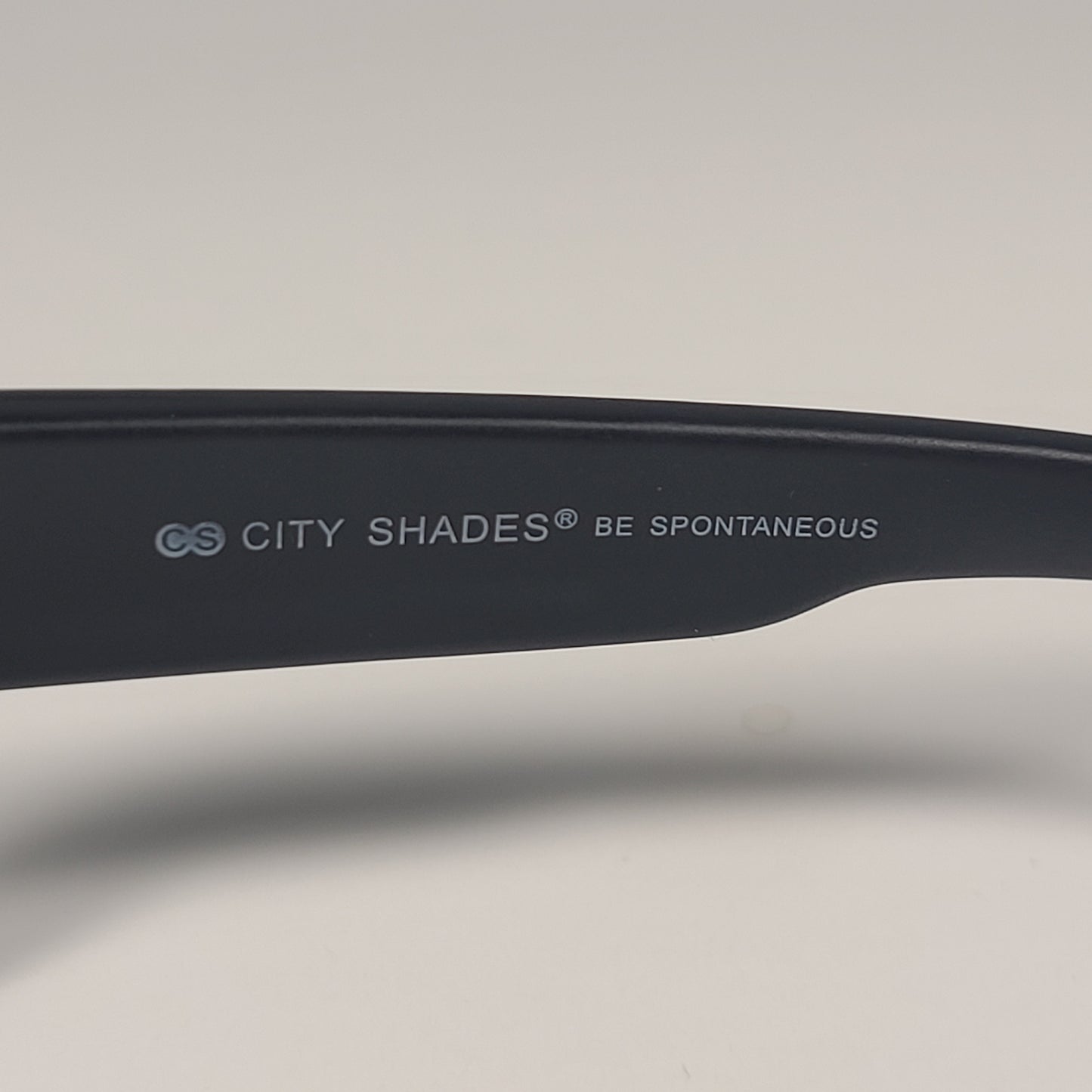 City Shades 6329 Sport Wrap Sunglasses Shiny Black Frame Gray Tinted Lens - Sunglasses