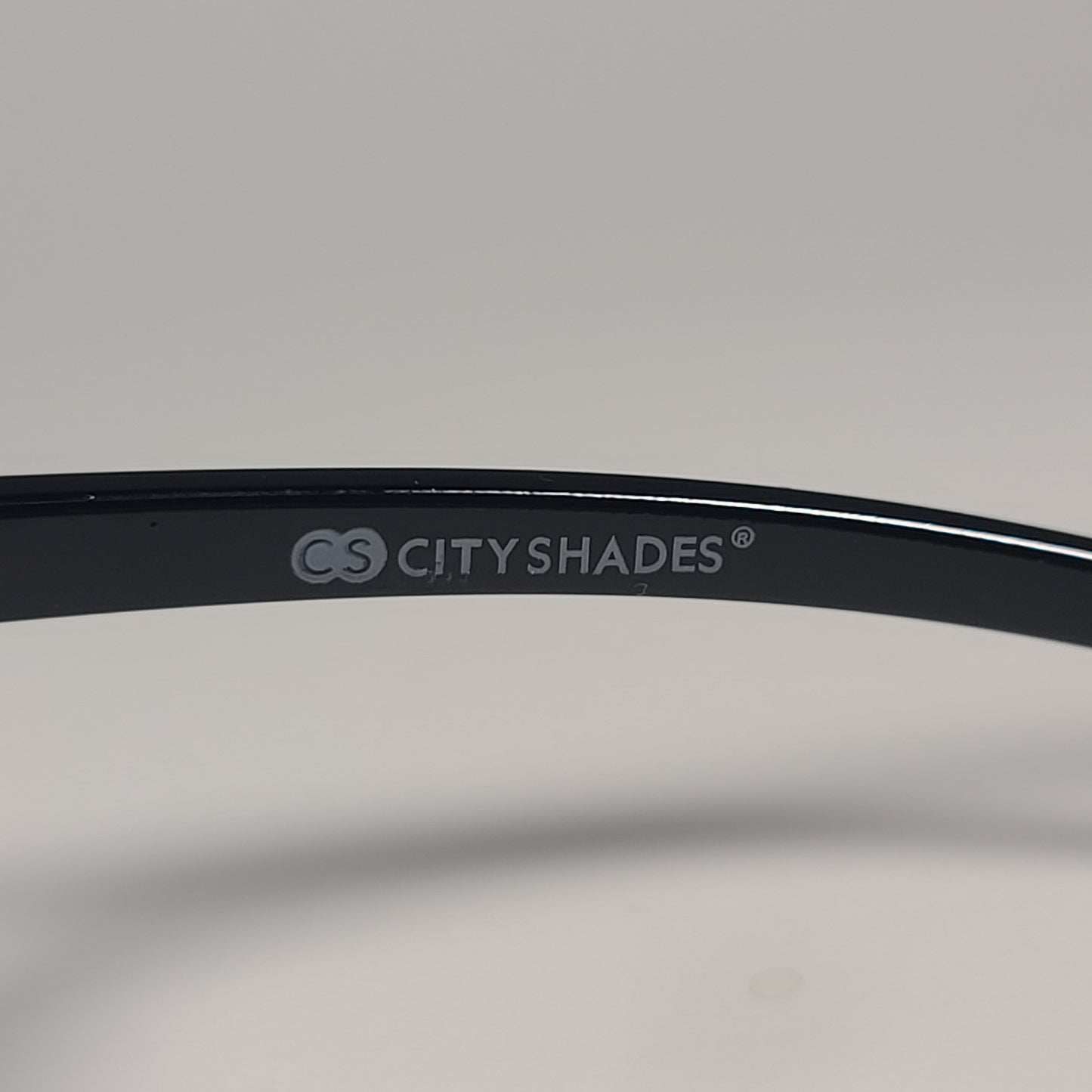 City Shades 6182 Square Sport Sunglasses Black Plastic Frame Gray Tinted Lens - Sunglasses