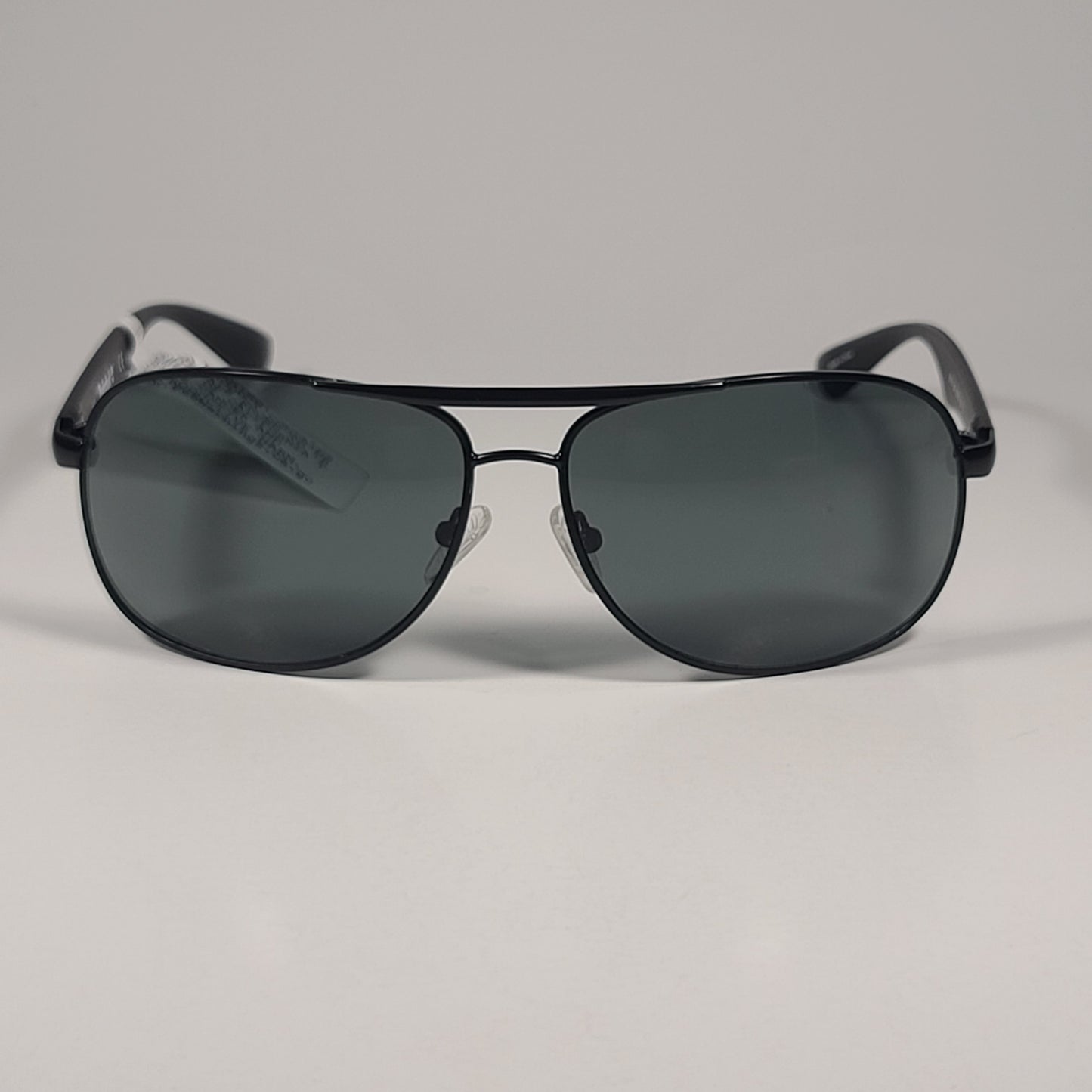 Timberland Aviator Sunglasses Matte Black Frame Green Lens TB7151 02N - Sunglasses