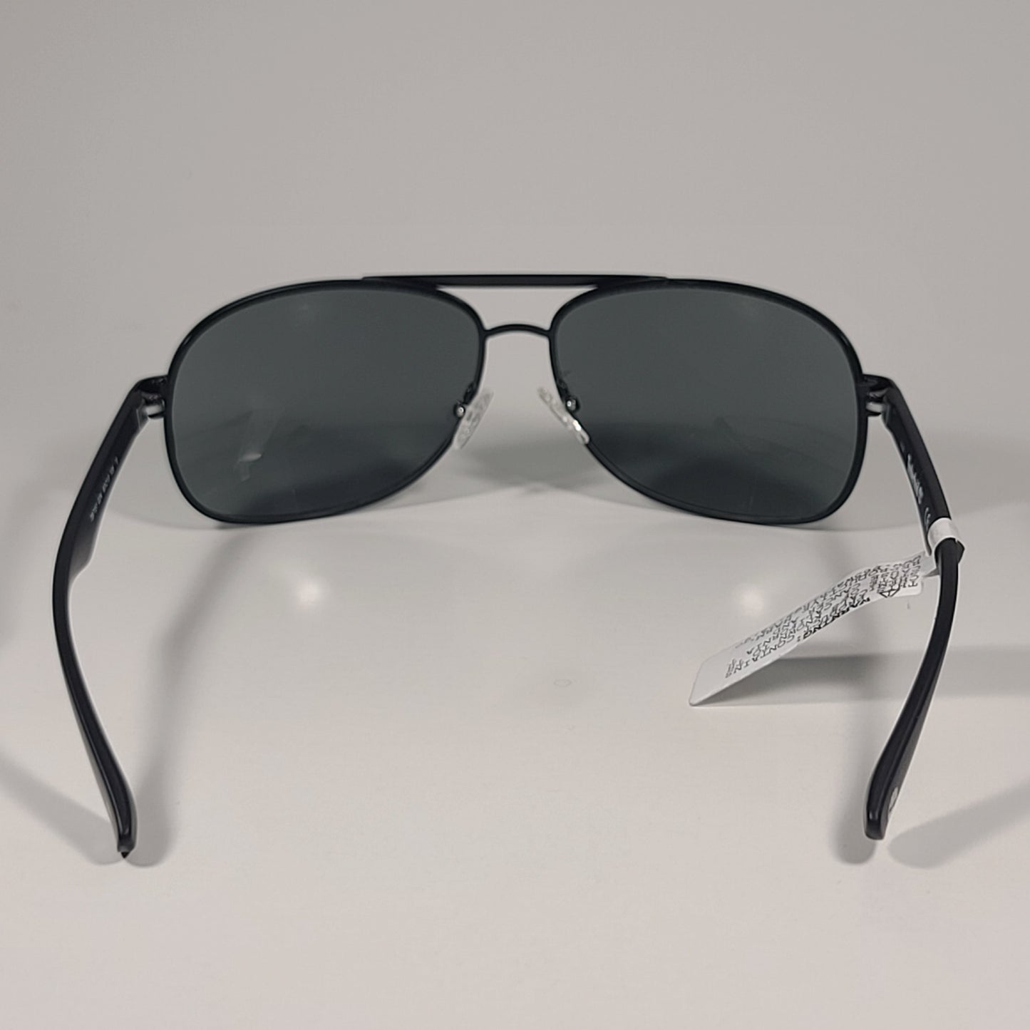 Timberland Aviator Sunglasses Matte Black Frame Green Lens TB7151 02N - Sunglasses