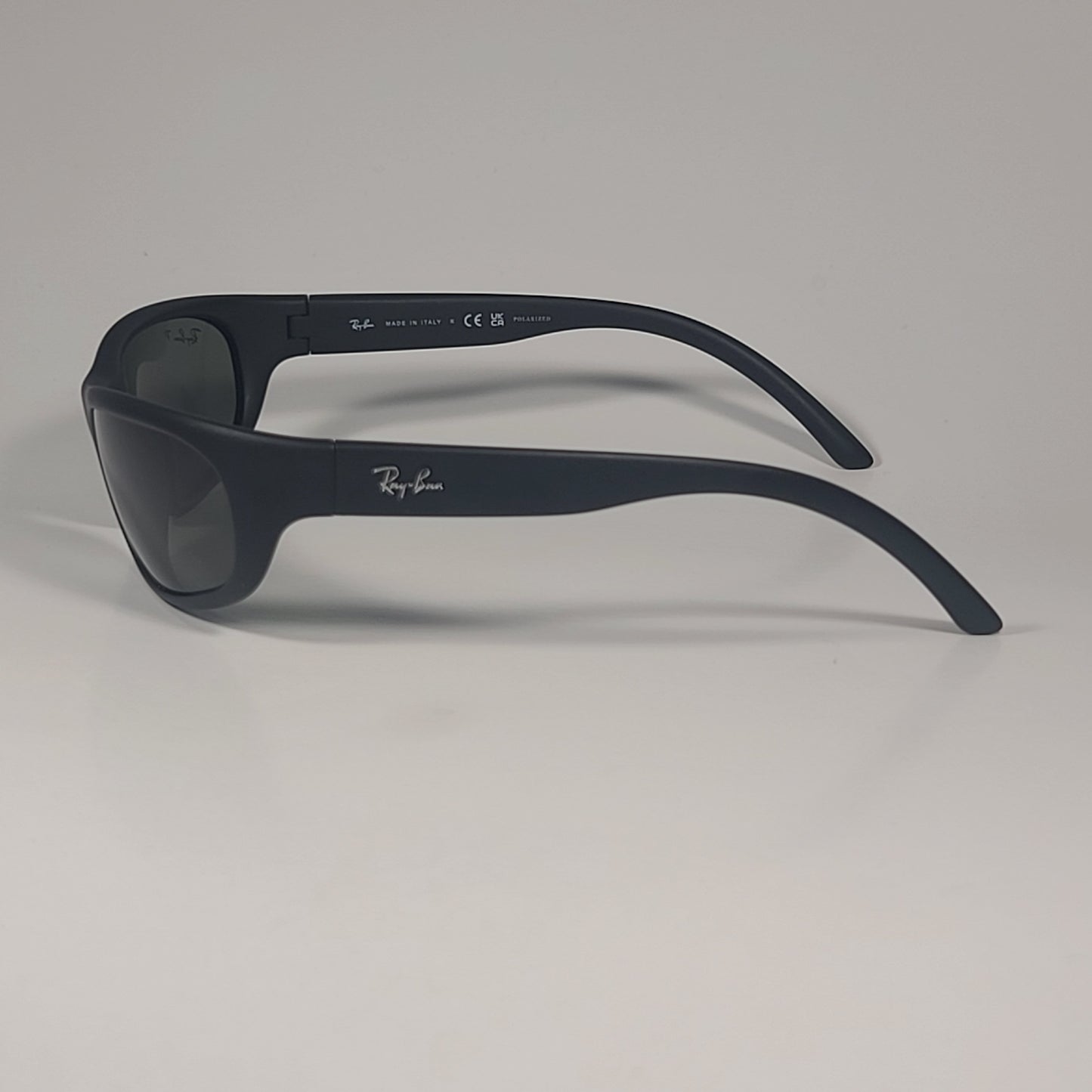 Ray-Ban Predator Polarized Sunglasses Matte Black Green Lens RB4033 601-S/48 - Sunglasses
