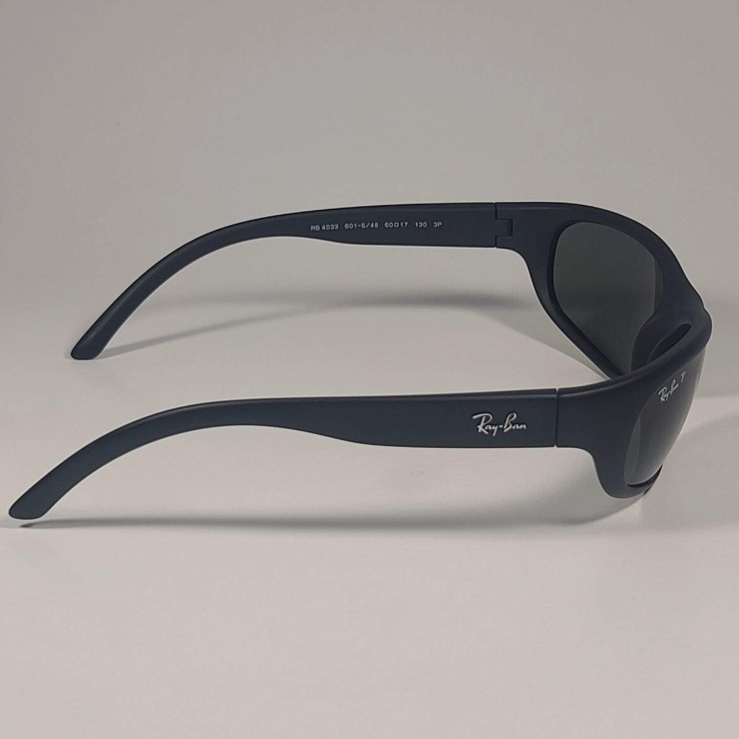Ray-Ban Predator Polarized Sunglasses Matte Black Green Lens RB4033 601-S/48 - Sunglasses