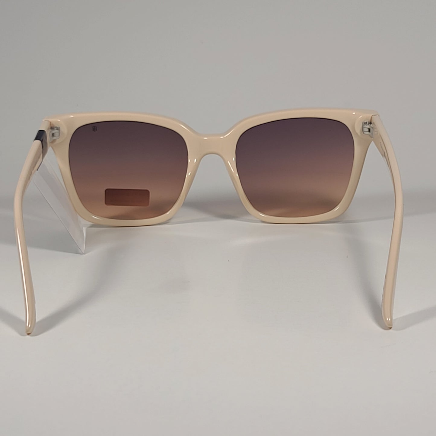 Tommy Hilfiger WP OL658 Cat Eye Sunglasses Beige Frame Brown Lens 54mm - Sunglasses