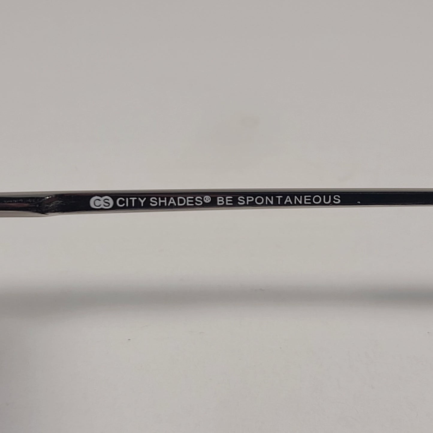 City Shades 6752-72 Pilot Sunglasses Silver Frame Orange Mirror Lens - Sunglasses